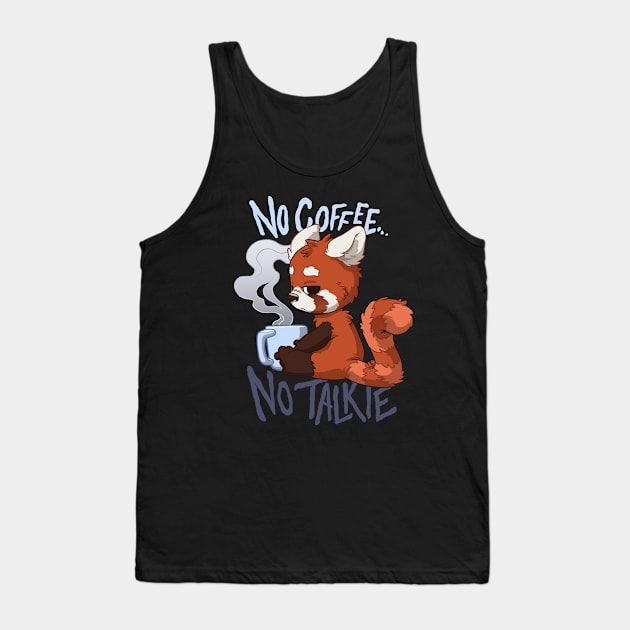 Coffee Talk Tank Top by Dooomcat